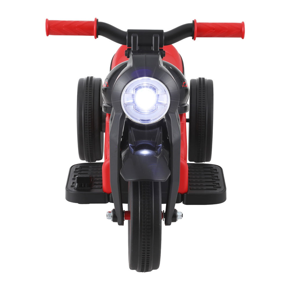Electric 6V Kids Motorbike with Bubble Maker | Red