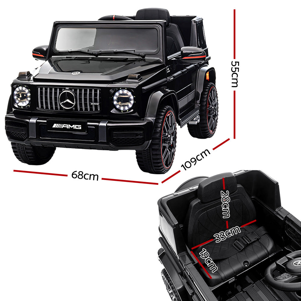 Mercedes-Benz Licensed AMG G63 Kids Ride On | BLACK