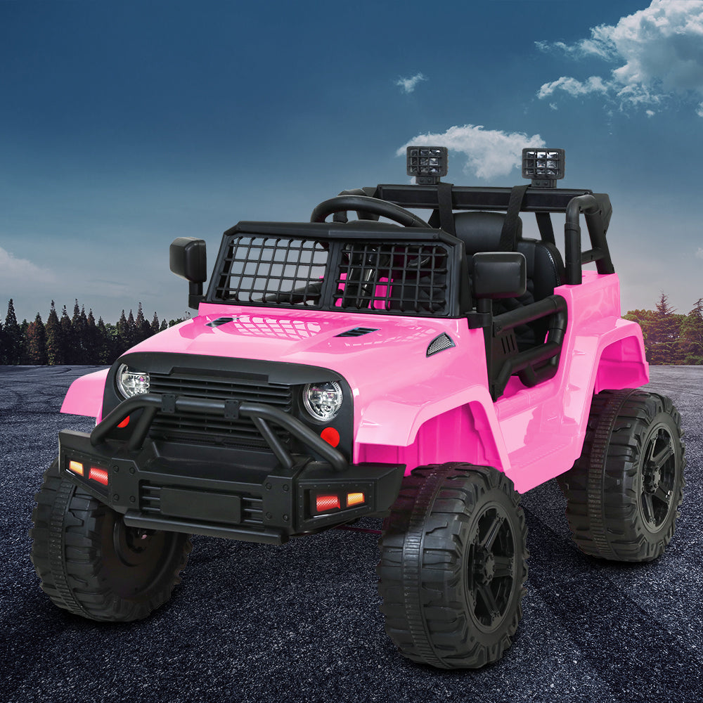 Jeep Inspired 12V Kids Ride On | Pink