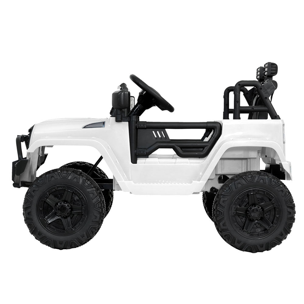 Jeep Inspired Kids Ride On | White