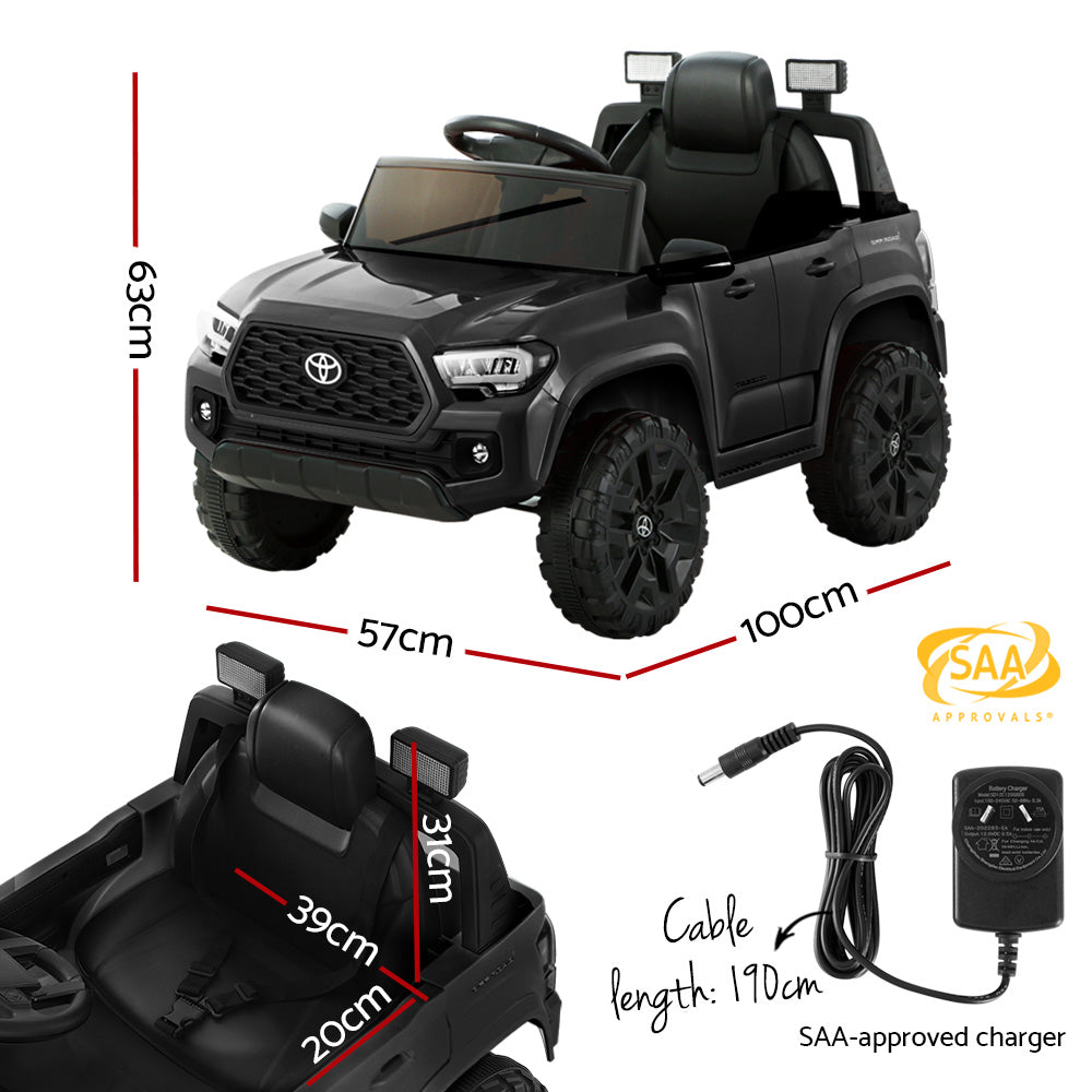 Toyota Tacoma Off Road Jeep Ride On | Black