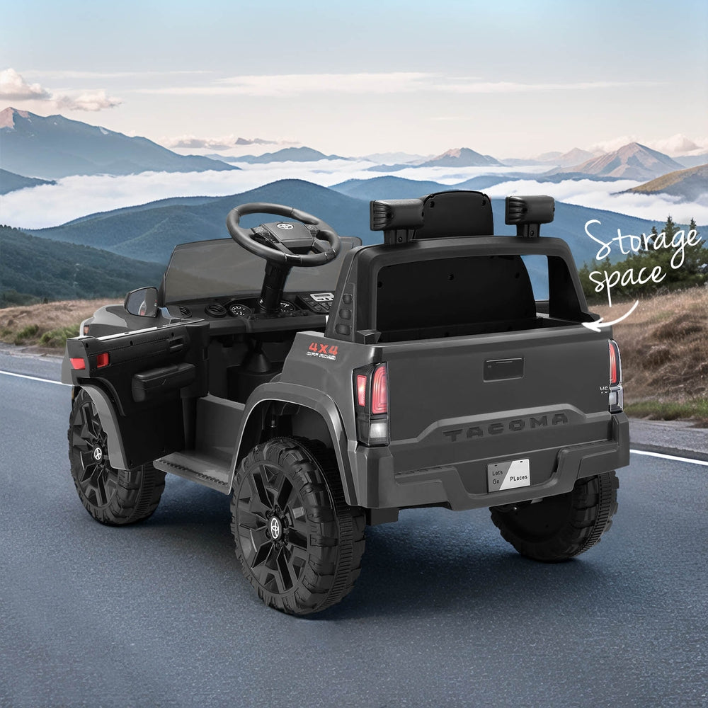 Toyota Tacoma Off Road Jeep Kids Ride On | Grey
