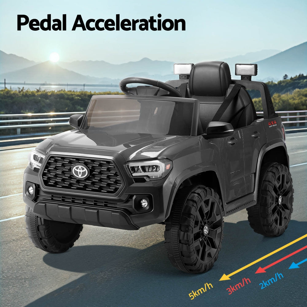 Toyota Tacoma Off Road Jeep Kids Ride On | Grey