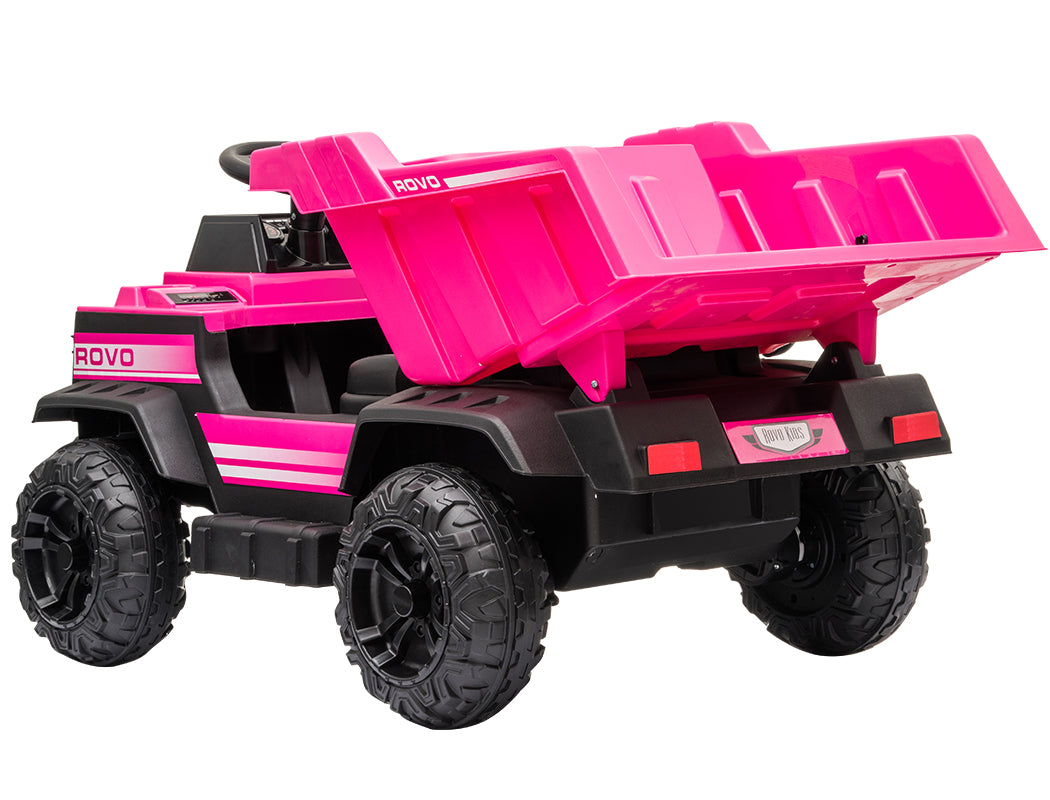 Electric Kids Ride On Dump Truck | Pink