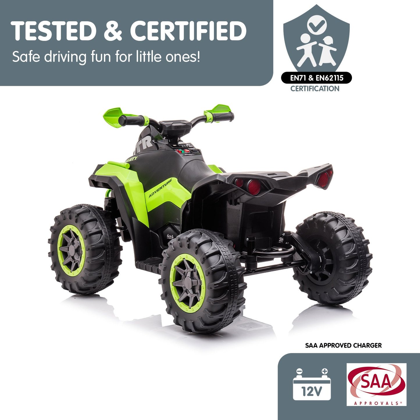 ATV 12V Kids Quad | Green