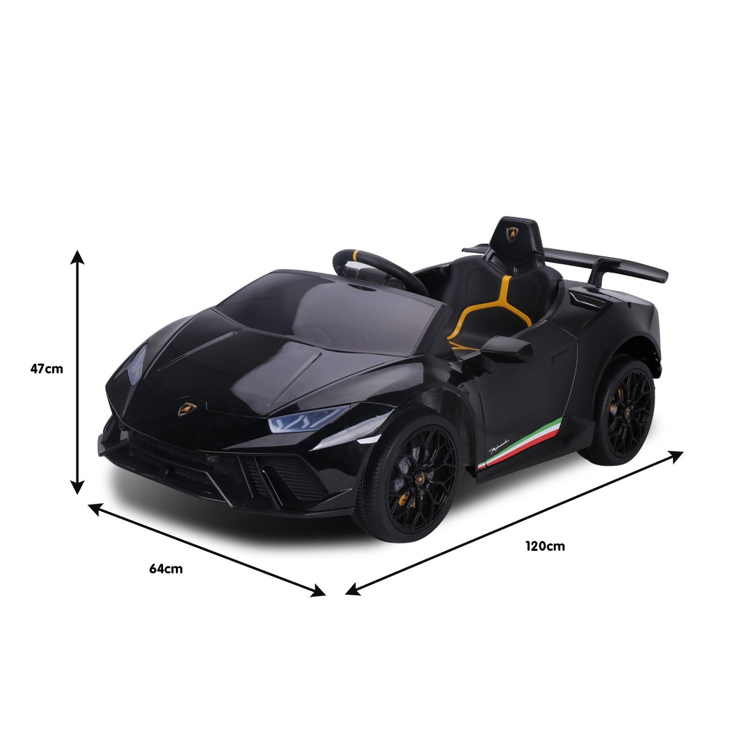 Lamborghini Huracan Kids Ride On | Black