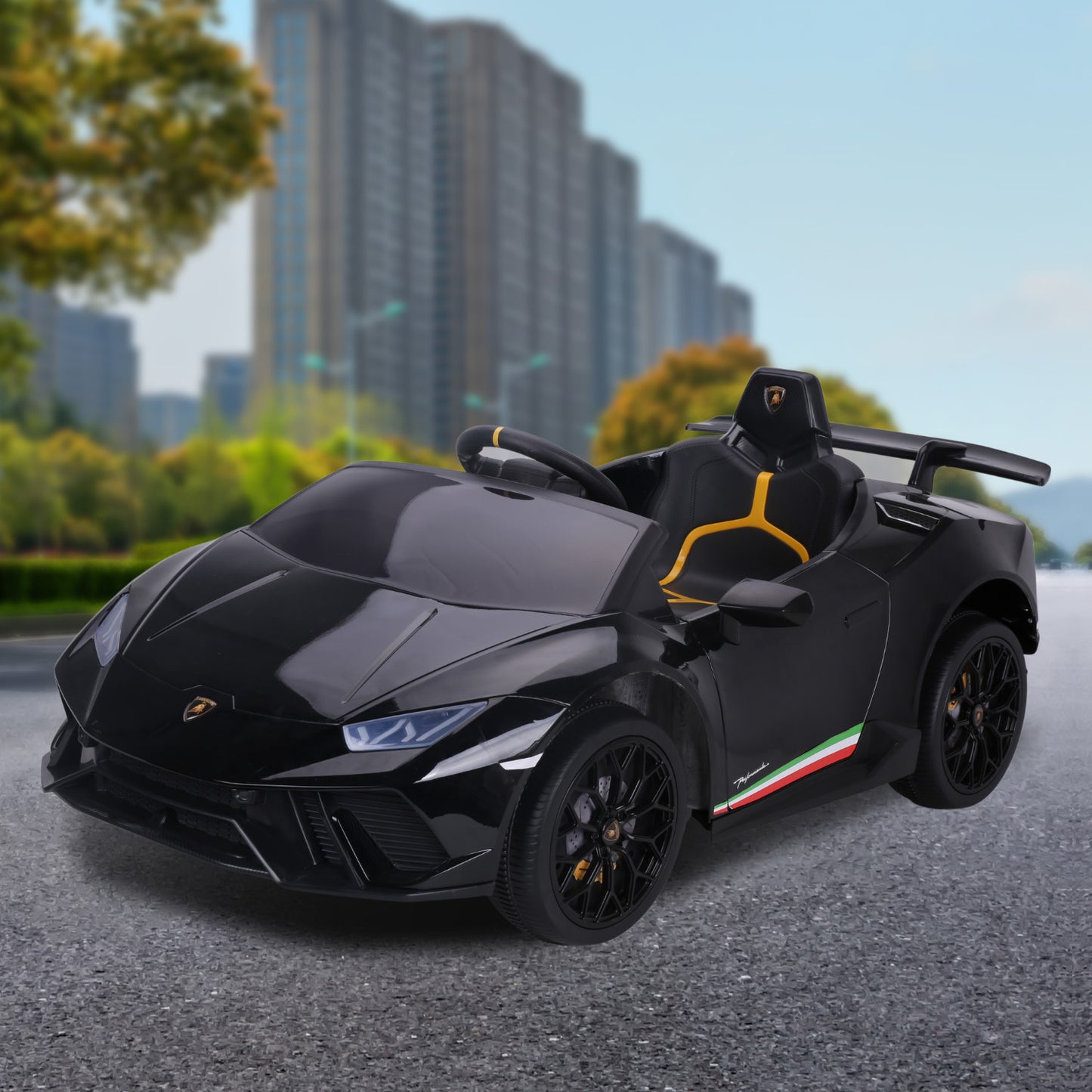 Lamborghini Huracan Kids Ride On | Black